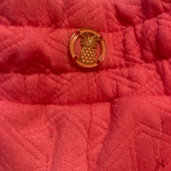 Simply Southern Coral Wide-Leg Pants with Pearl Accents - Picture 4 of 7